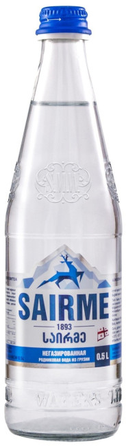detail Minerálna voda neperlivá 0,5l Sairme