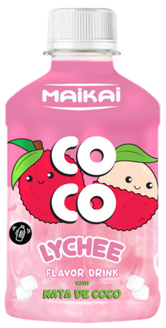 detail NÁPOJ s příchutí LIČI 280ml MAIKAI COCO