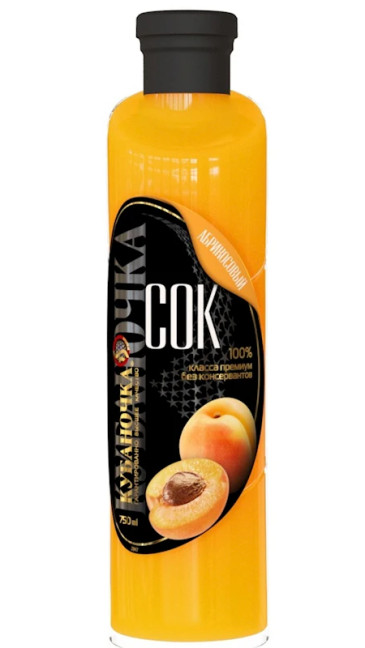 detail Marhuľový džús s dužinou 750 ml Kubanočka