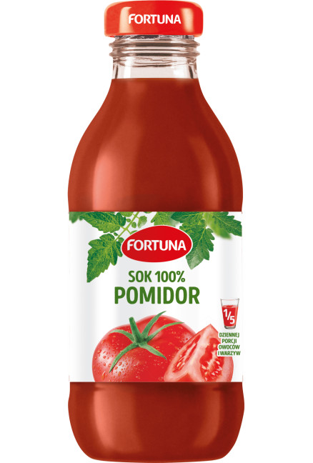 detail Rajčatová šťáva 0,3 l FORTUNA