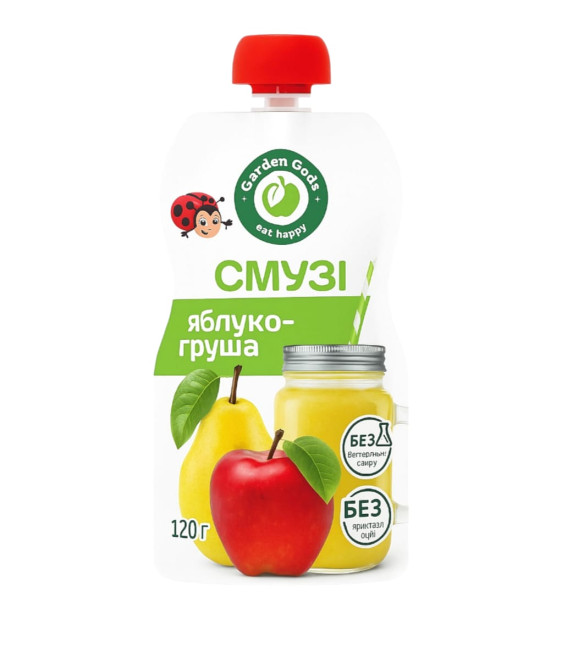 detail Jablkovo-hruškové smoothie s dužinou 120g Garden Gadz