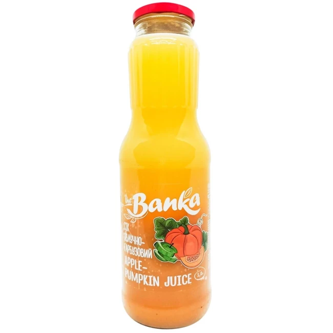 detail Jablkovo-tekvicový džús s dužinou 1l The Banka