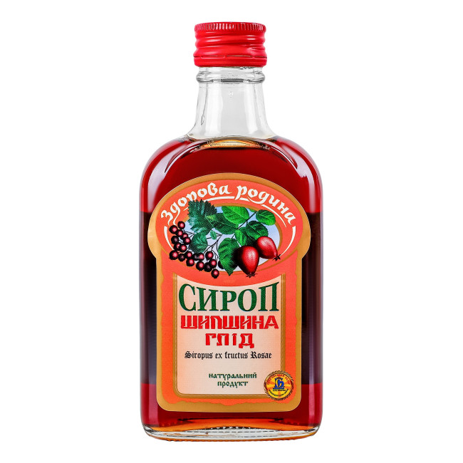 detail Sirup šípka – hloh 200 ml Zdorova Rodyna