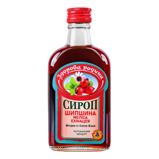 detail Sirup šípky – medovka – echinacea 200 ml Zdorova rodyna