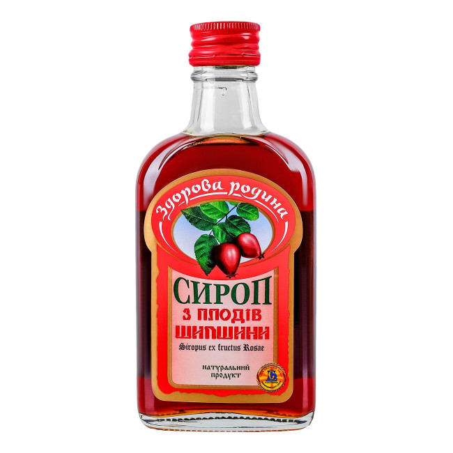 detail Sirup z plodov šípky 200 ml Zdorova rodyna