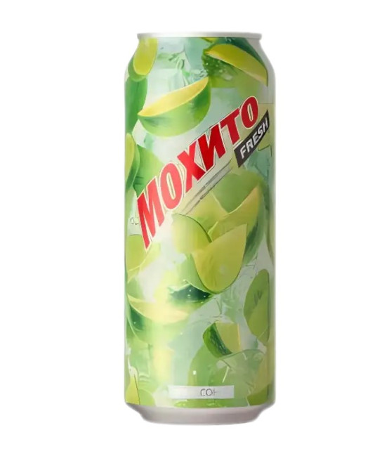detail Kokteil Mojito Klassik Alk 0% 0,45L