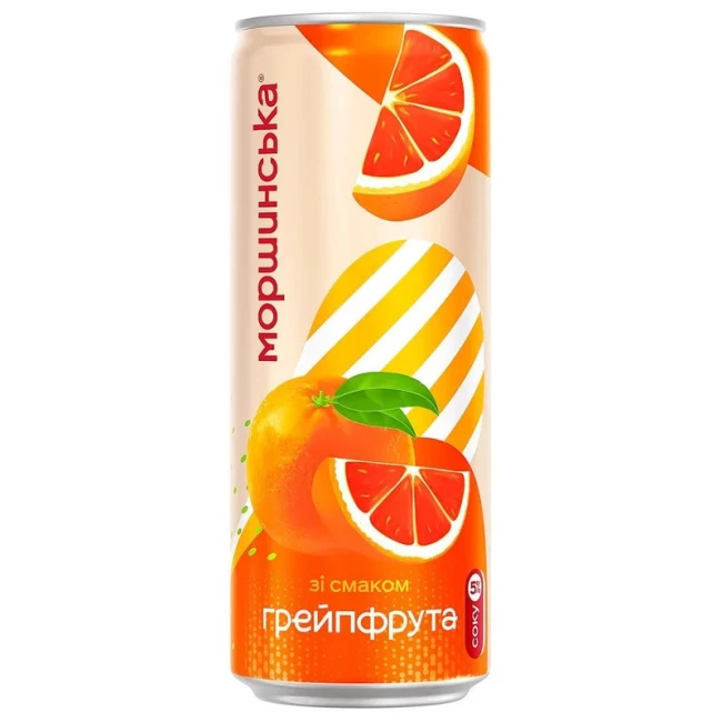 detail Sýtený nápoj Limonáda s príchuťou grapefruitu 0,33 l Morshynska