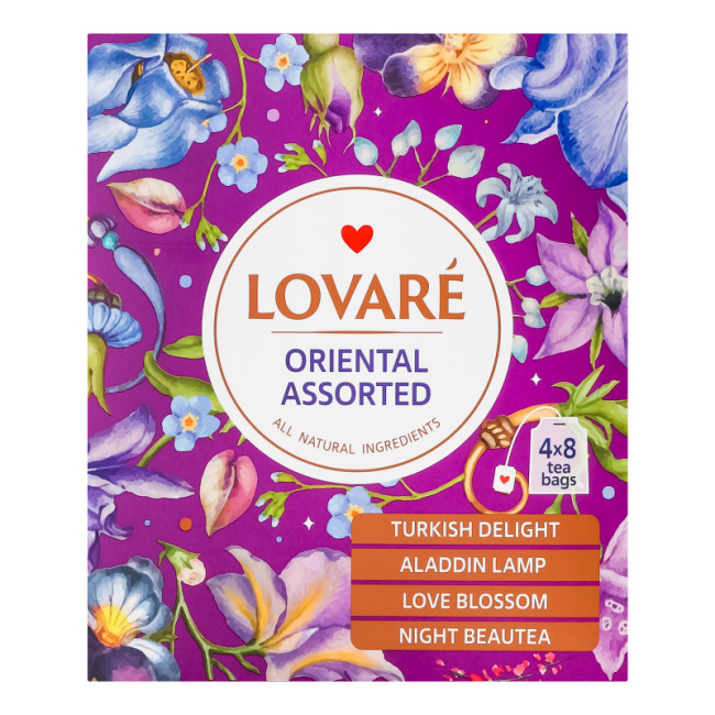 detail Čaj Vostočnoe Assorti 32*2g Lovaré