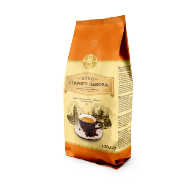 detail Káva v zrnkách Arabika a Robusta Snídaňková 1kg Káva Starého Ľvova