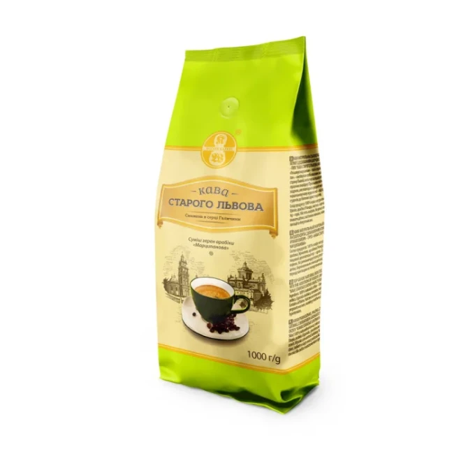 detail Káva v zrne Arabika Marcipánová 1kg Káva Starého Ľvova
