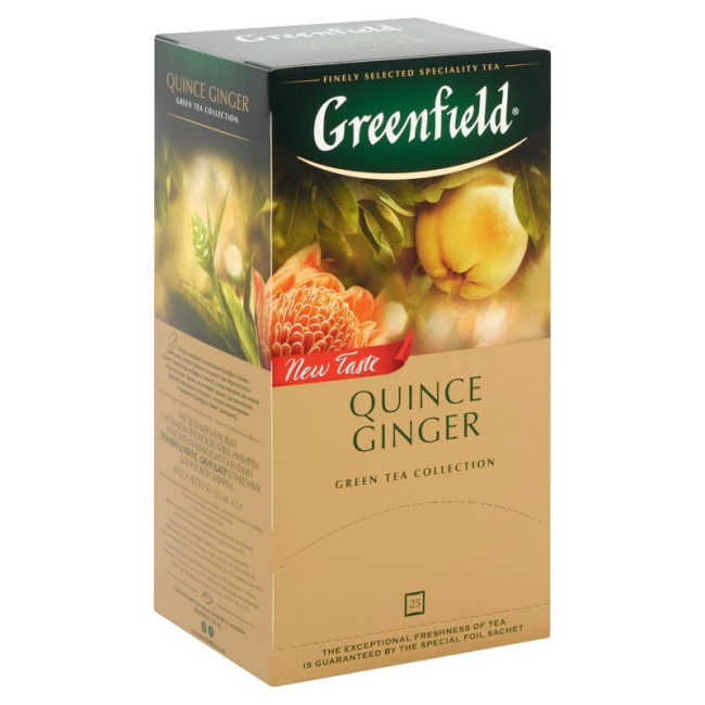 detail Zelený čaj Quince Ginger 25*2 g Greenfield