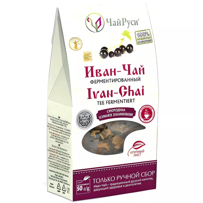 detail Ivan-čaj s lístkami ríbezlí 50g Čaj Rusi