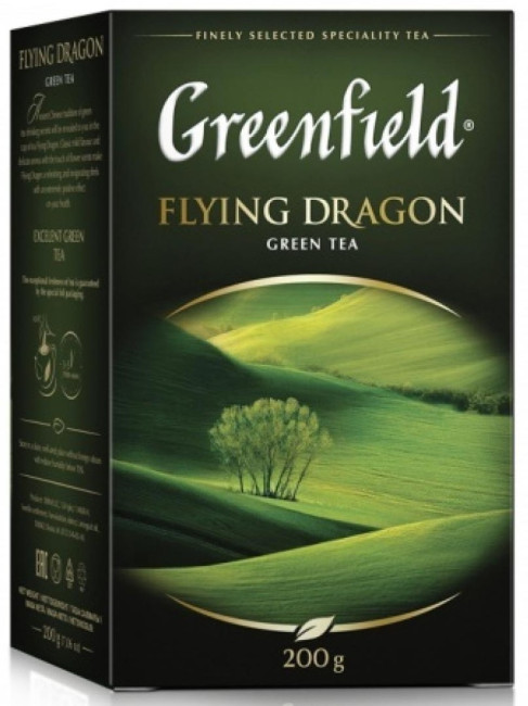 detail Sypký zelený čaj Flying Dragon 200g Greenfield