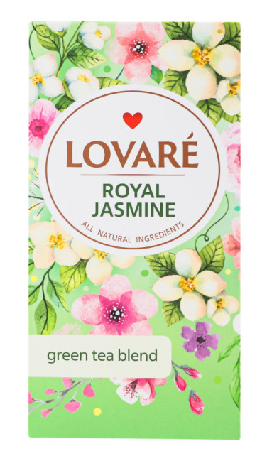 detail Zelený čaj Royal Jasmine 24 * 1,5 g Lovaré 36 g