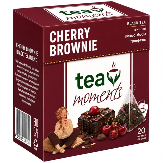 detail Čaj Cherry Brownie 36g 20×1,8g Tea Moments