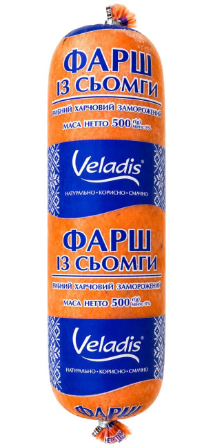detail  Mleté maso z lososa mražené (Lat.Salmo Salar) 500g Veladis 
