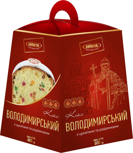 detail Kulič „Volodymyrský“ (mrazený) 600 g Kyivkhlib