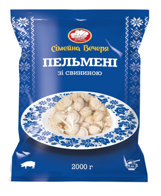 detail Pelmeny s bravčovým mäsom 2 kg Sаmа Lípša
