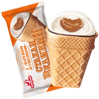 detail Zmrzlina kondezované mlieko 100g Lasunka
