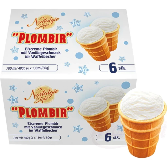 detail Smetanová zmrzlina Plombir EisProm 6*80g