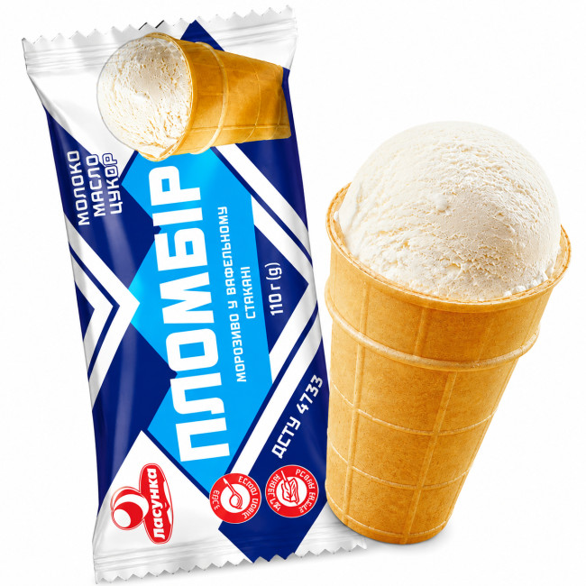 detail Zmrzlina Plombir 70g Lasunka