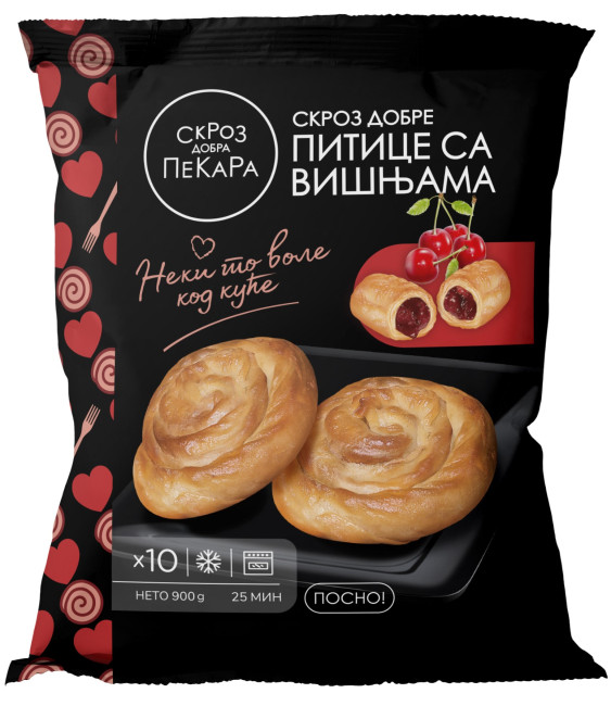 detail Burok s višňami 900g SDP