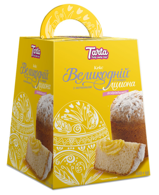 detail Kulič Veľkonočný s citrónovou náplňou (mrazený) 600 g Tarta