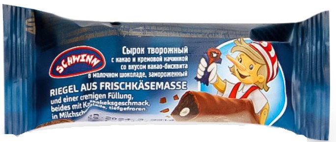 detail Sladký tvaroh s kakaom a smotanovou náplňou 40g Buratino