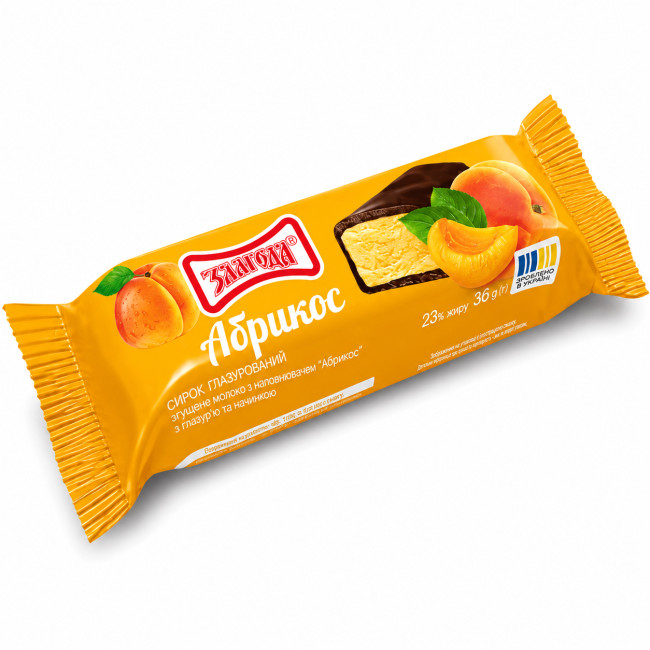 detail Tvarohové tyčinky s marhuľovou náplňou 36g Zlagoda