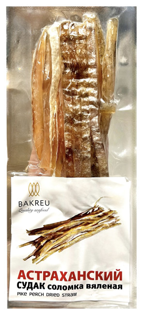 detail Candát sušený slamkou 60g BAKREU
