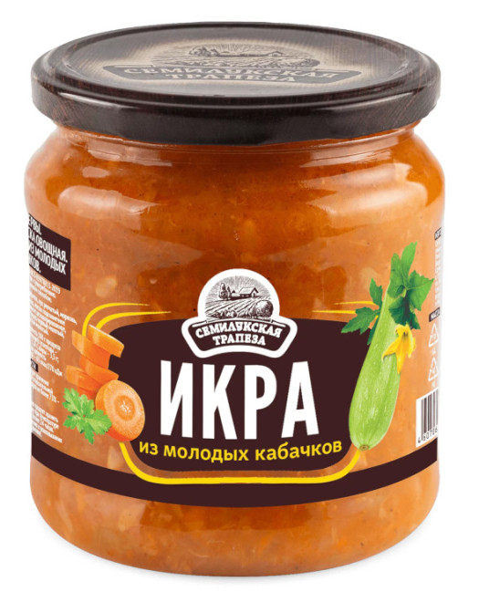 detail Cuketová nátierka 460g Semilukskaja Trapeza
