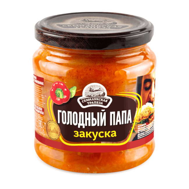 detail Zakuska Hladný otec 460g Semilukskaja Trapeza