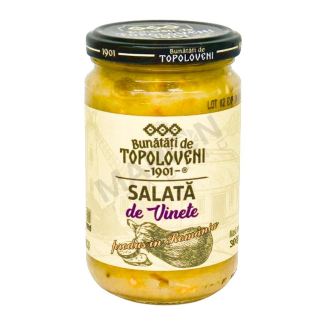 detail Šalát z baklažánov 300 g Topoloveni