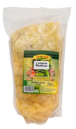detail Kapustové listy 1100g Popa