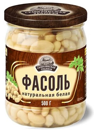detail Fazuľa biela 500g Semilukskaja Trapeza