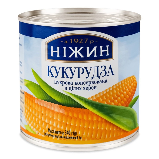 detail Kukurica konzervovaná 340 g Nezhin