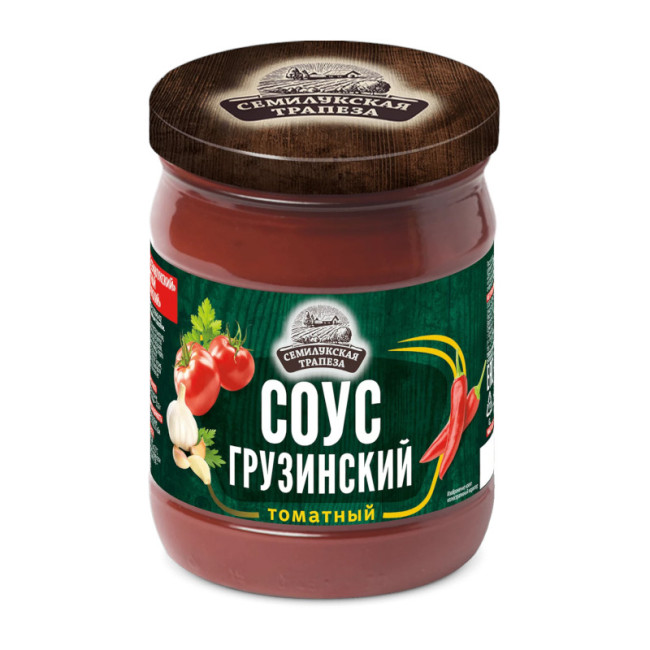 detail Paradajková omáčka Gruzínska 500 g Semilukskaja Trapeza