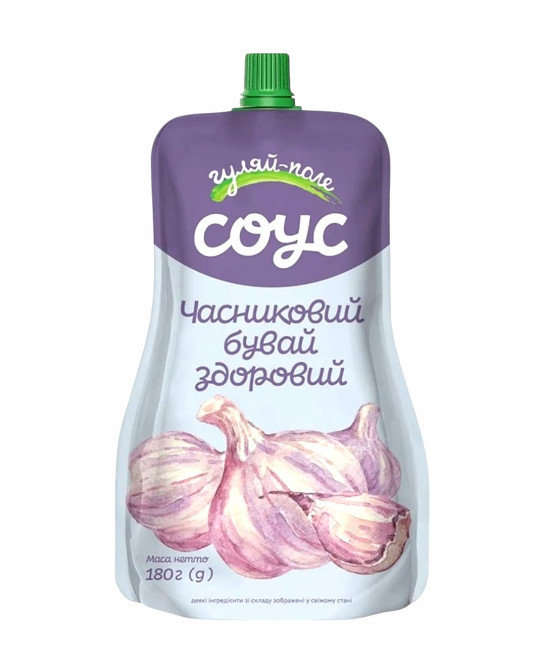 detail Cesnaková omáčka Buvaj zdorovyj 180 g Gulyaj-pole