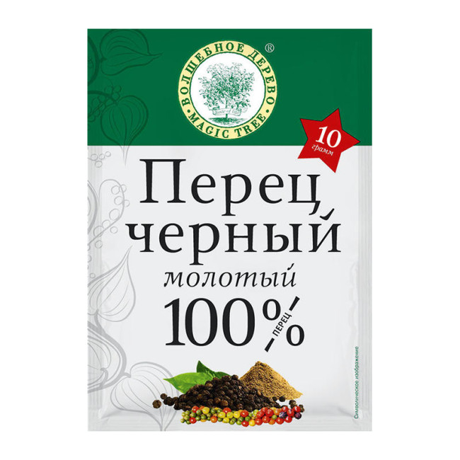 detail Čierne korenie mleté ​​10g V.D.