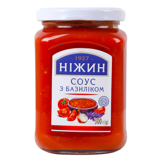detail Rajčatová omáčka s bazalkou 300g Nižin