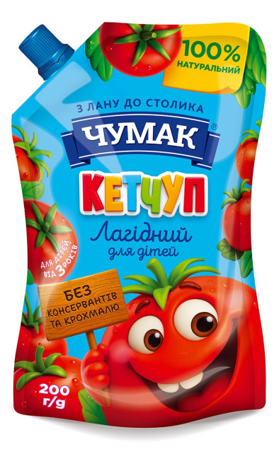 detail Kečup jemný pre deti 200g Čumak