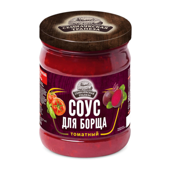 detail Rajčatová omáčka na boršč 500g Semilukská Trapeza