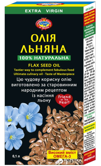 detail Ľanový olej 100 ml Golden Kings of Ukraine