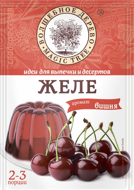 detail Želé s príchuťou višne 50 g V.D.