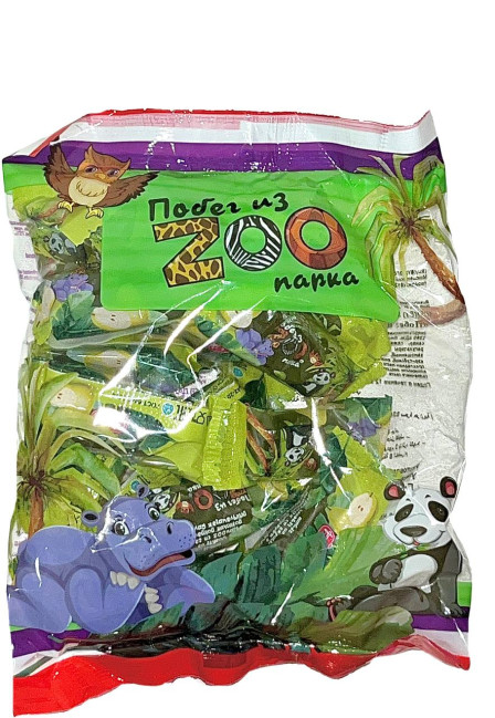 detail Želé bonbóny Útěk ze ZOO s příchutí hrušky 250g Sweet Life