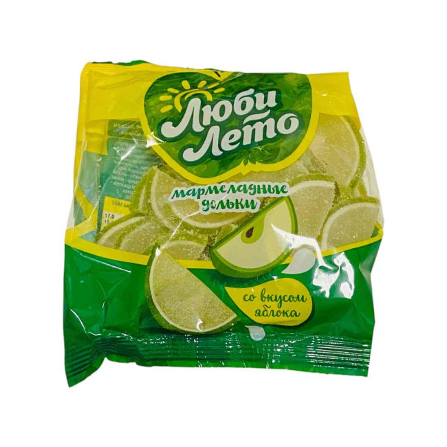 detail Želé s príchuťou jablka 250g Lubí leto