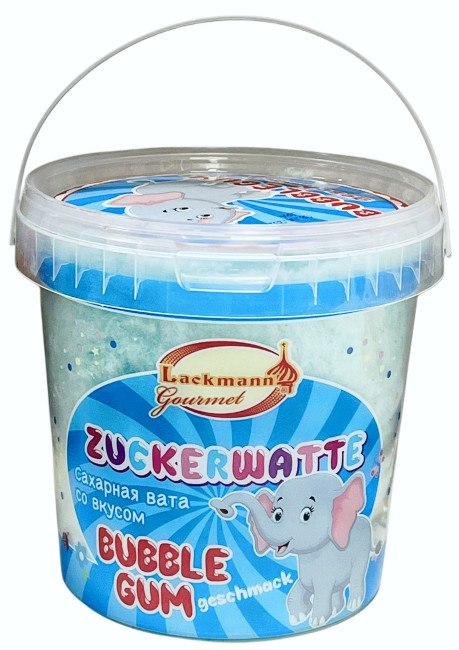 detail Cukrová vata Bubble Gum 50g Lackmann