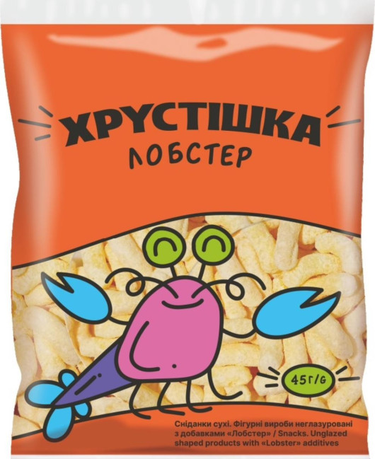 detail Kukuričné tyčinky s príchuťou „Homár“ 45g Chrustyška