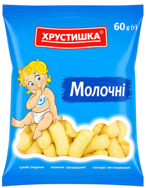 detail Kukuřičné tyčinky „Mléčné“ 60g TM Chrustyška