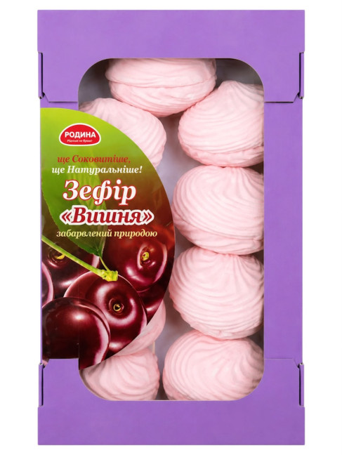 detail Zefír „Višňa“ 300g Rodyna